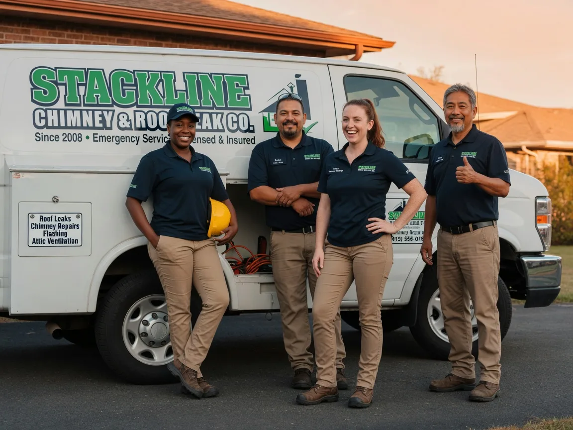 Chimney flashing repair company in Mackinaw, IL